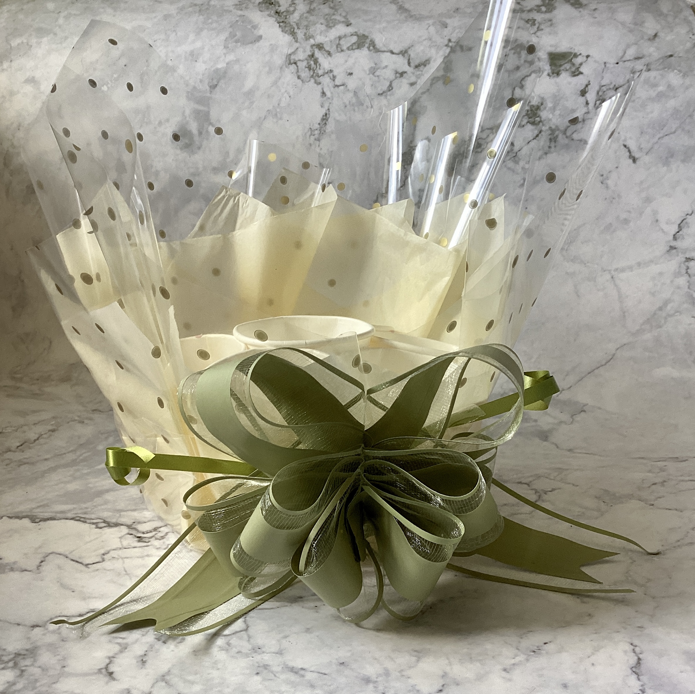 Wrapping – 7 Cupcake Bouquet