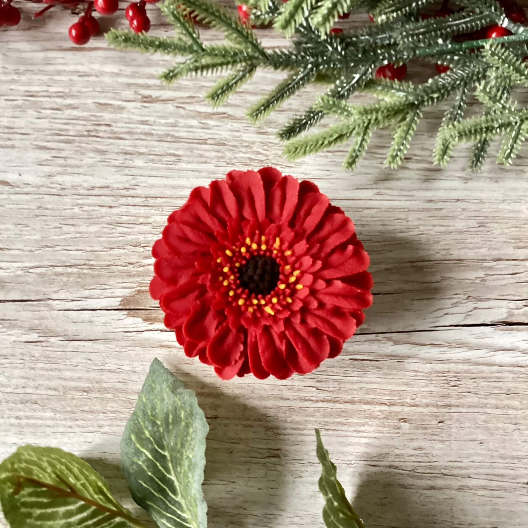 Christmas Gerbera (intermediate)