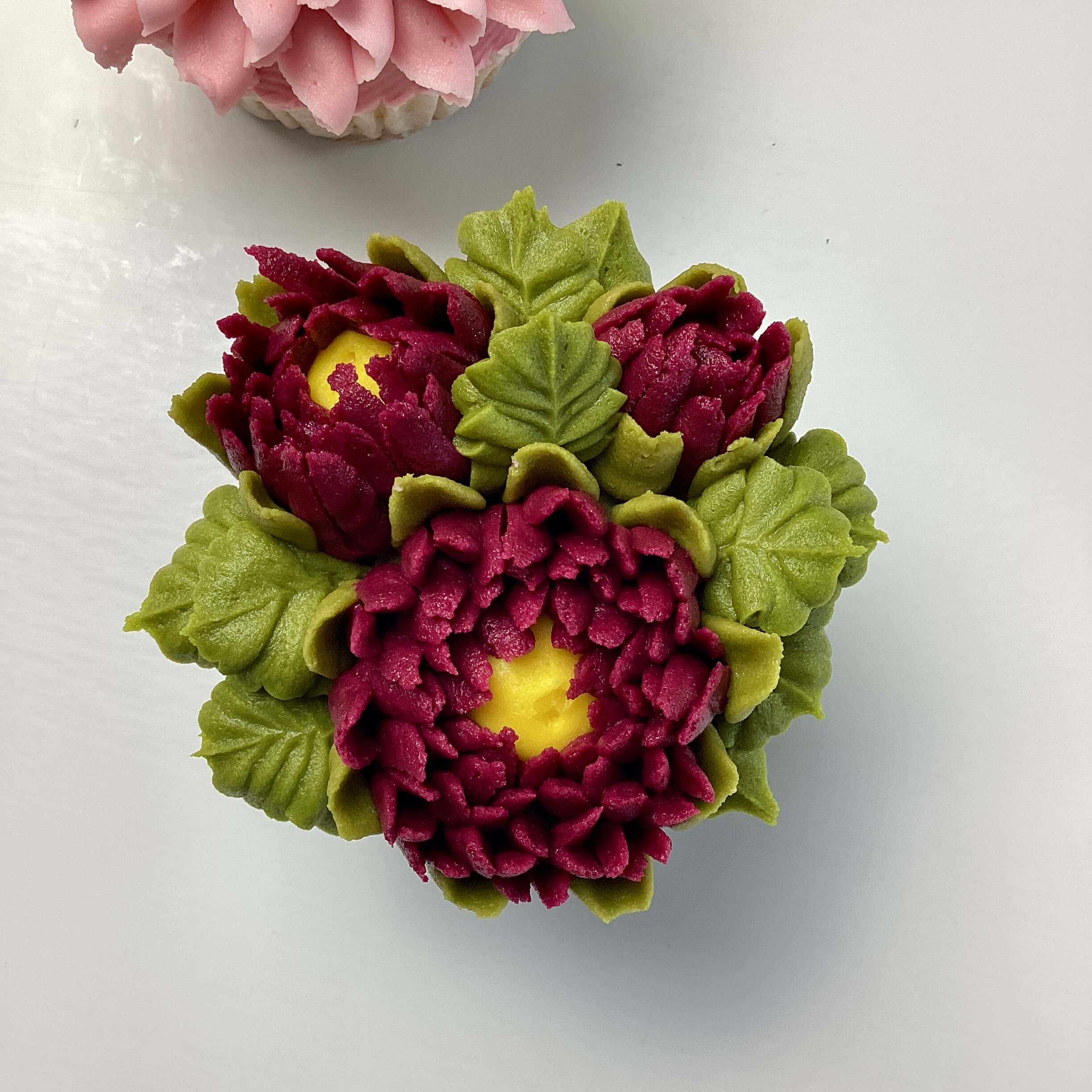 Intermediate/Advanced Dahlia Buds (Creme de Cassis)